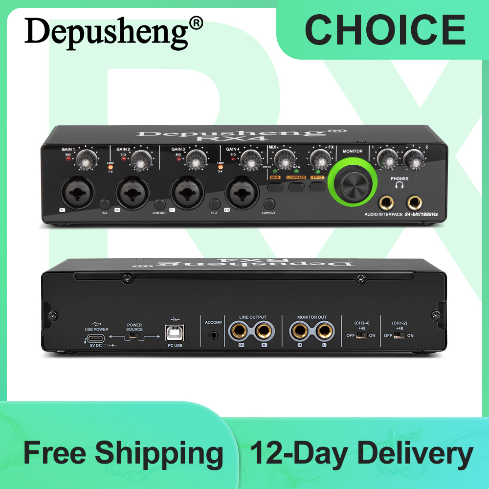 Audio Music Converter - Depusheng interface de áudio rx4 conversor