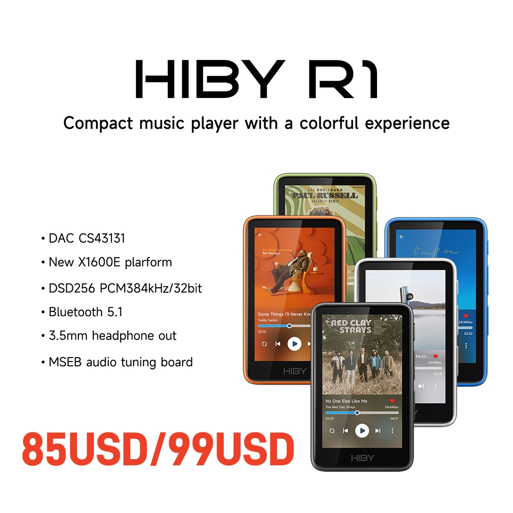 Audio Music Web - HiBy R1 Reprodutor de Música HiFi