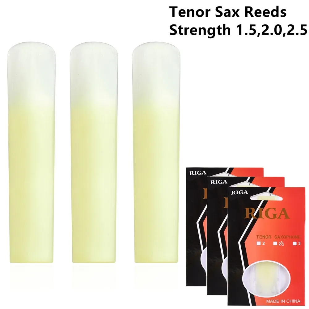 Saxophone Reed Pack - 3-pacote tenor alto soprano sax resina