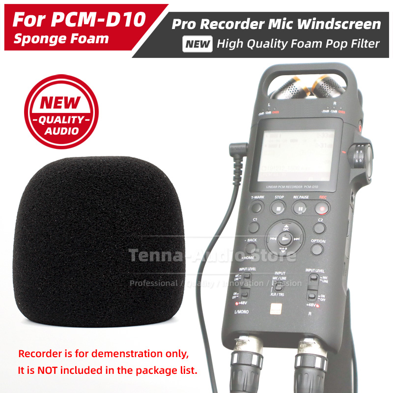 Recording Pop Filter - Substituição para sony pcm d10 PCM-D10