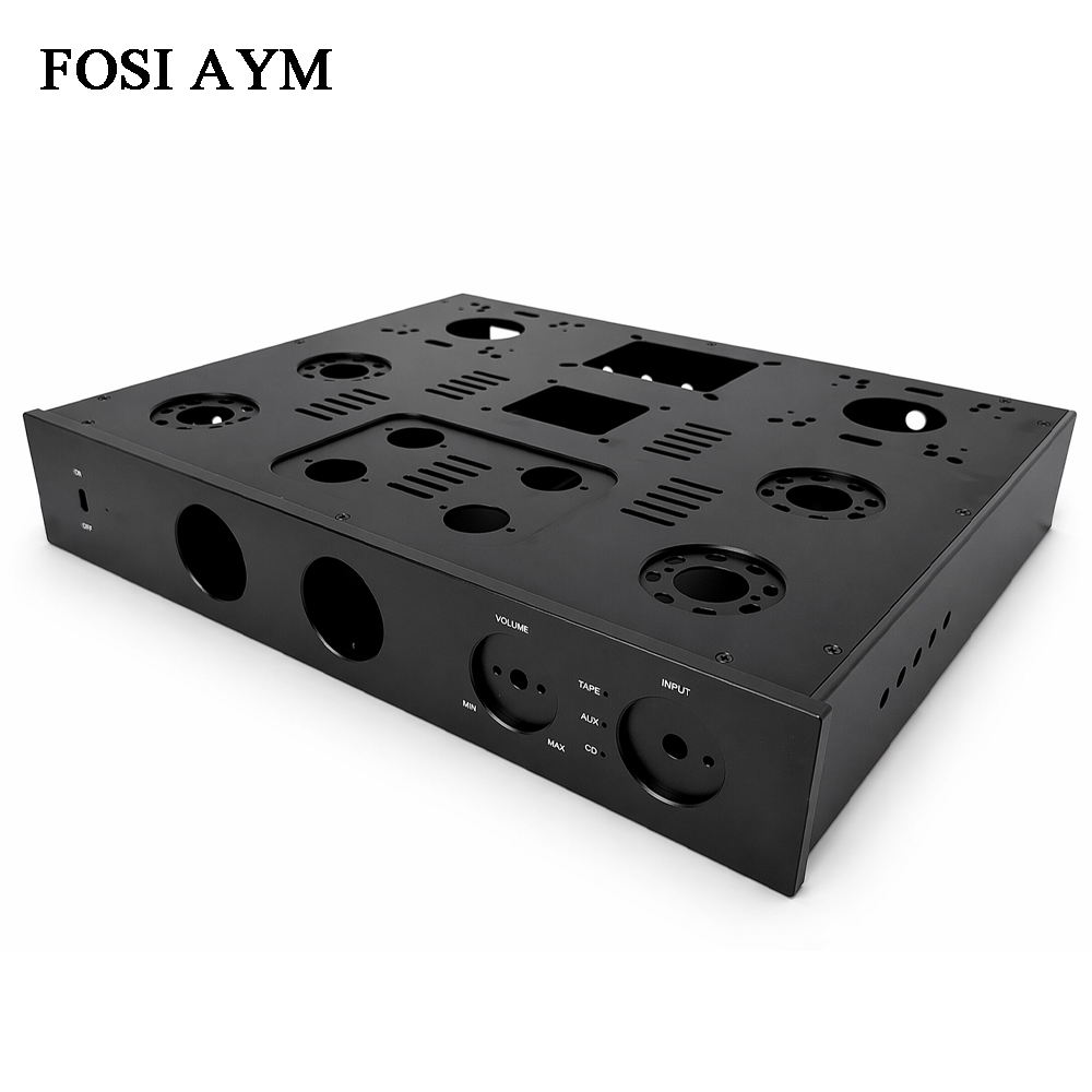 Audio Music Converter - Chassi de Amplificador FOSI AYM 415x330x70mm