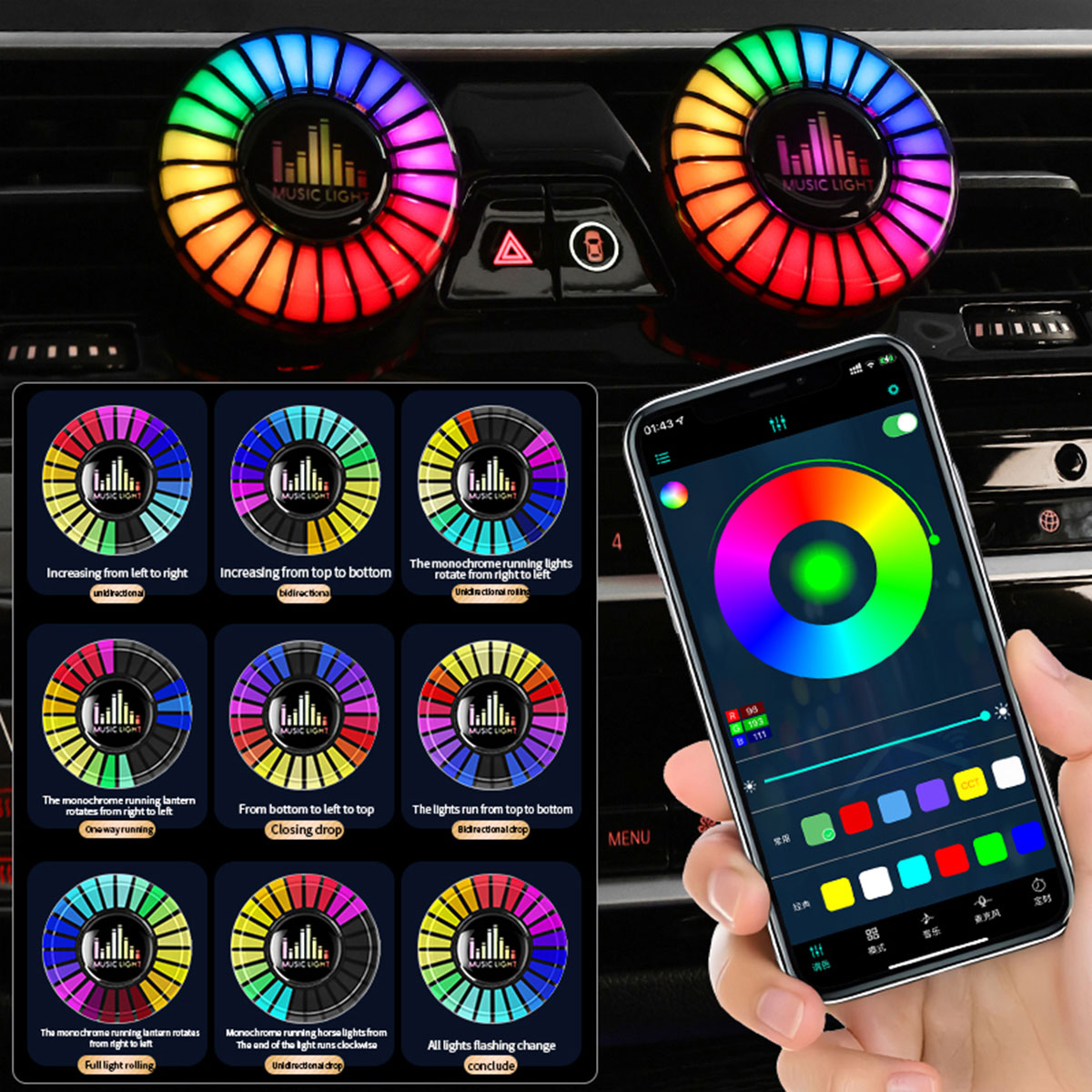 Lâmpada de Ritmo Musical para  - Audio Music Apps avaliação e preço