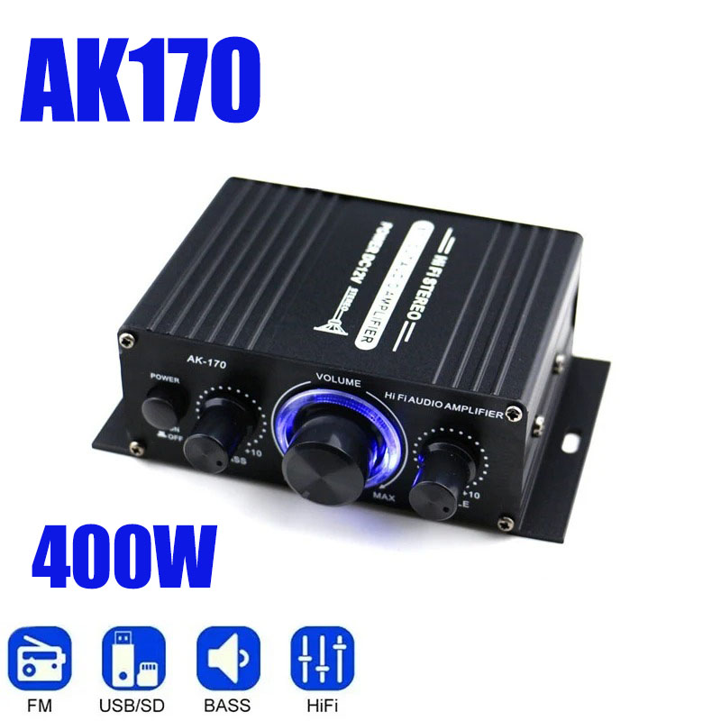 Ak170 mini amplificador de áud - Audio Music Generator avaliação e preço