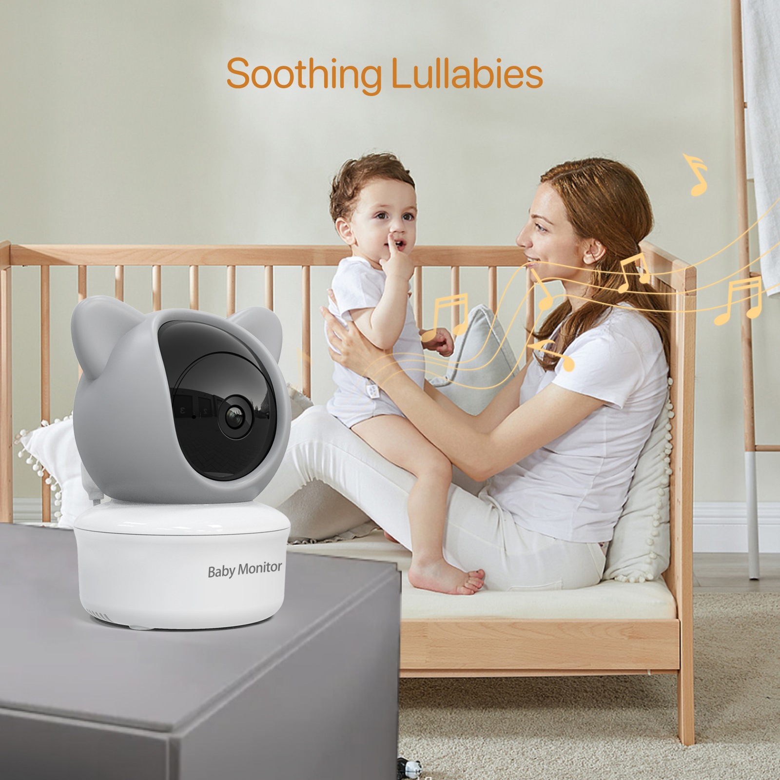 Monitor de Bebê de 5 Polegadas - Audio Music Apps avaliação e preço