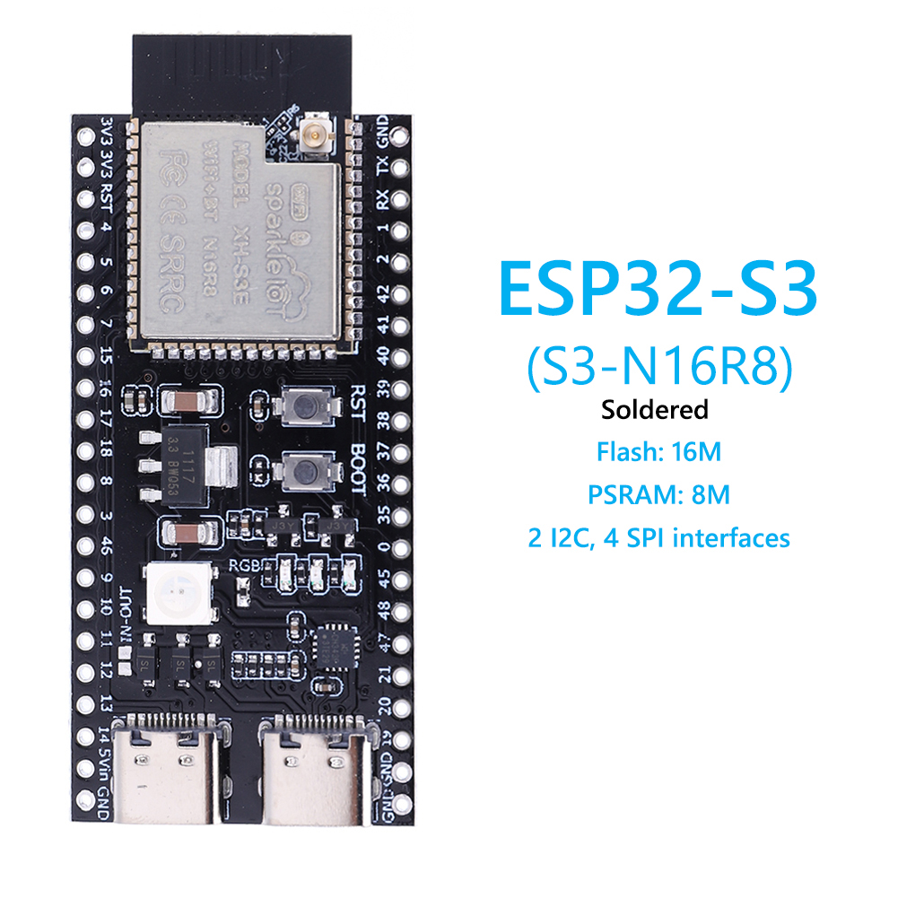 Esp32 s3 n16r8 n8r2 placa de d - Audio Music Converter avaliação e preço