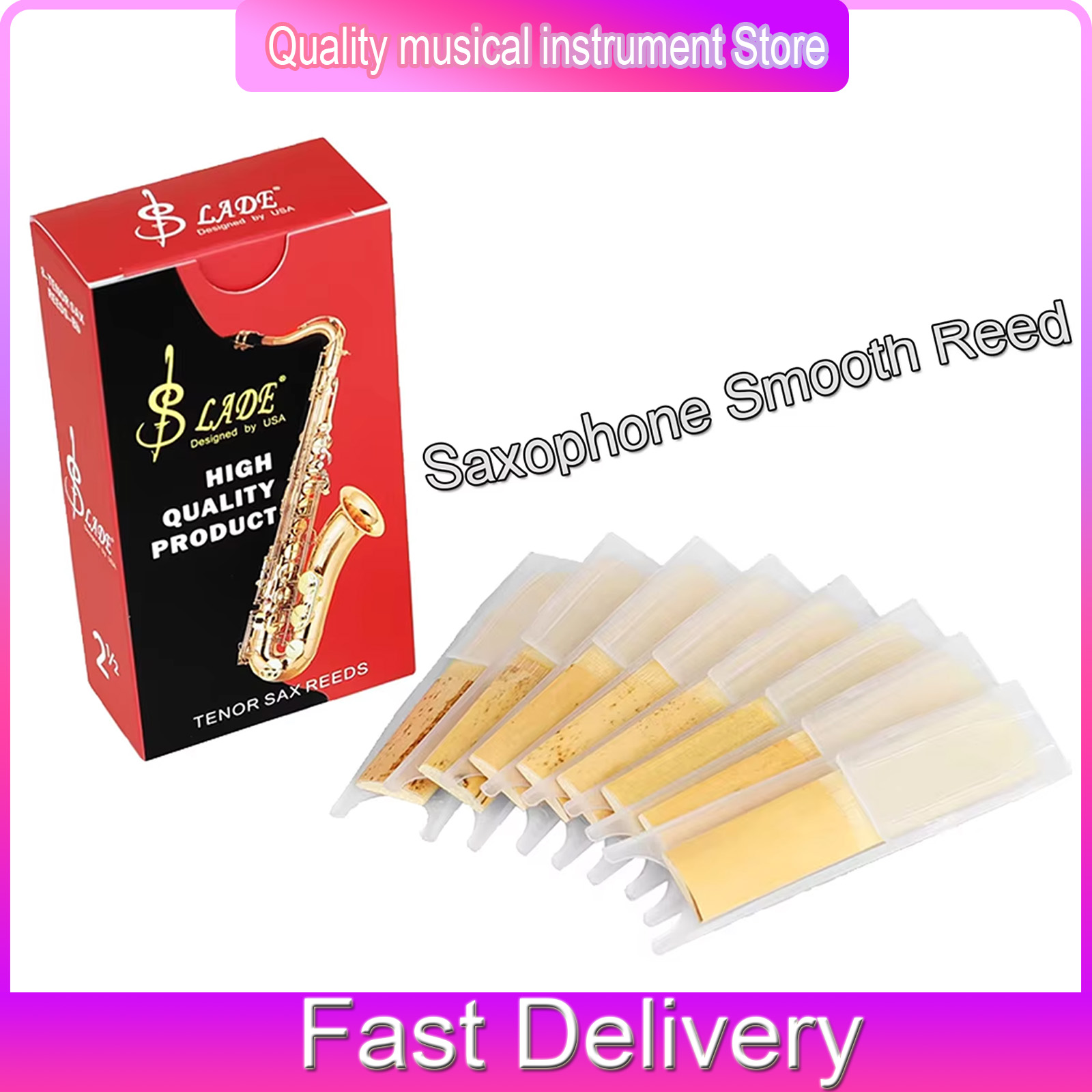SLADE Bb Pacote com 8 Peças de - Saxophone Reed Pack avaliação e preço