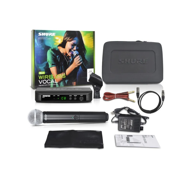 Microfone Sem Fio Shure BLX24  - Shure Mic Mv7 avaliação e preço