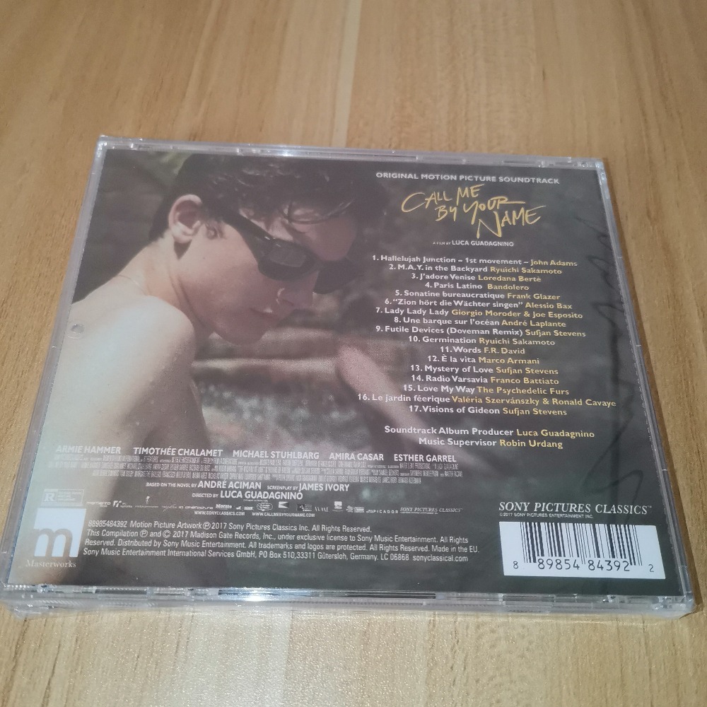 CD de Banda Sonora 'Call Me by - Audio Music New Song avaliação e preço