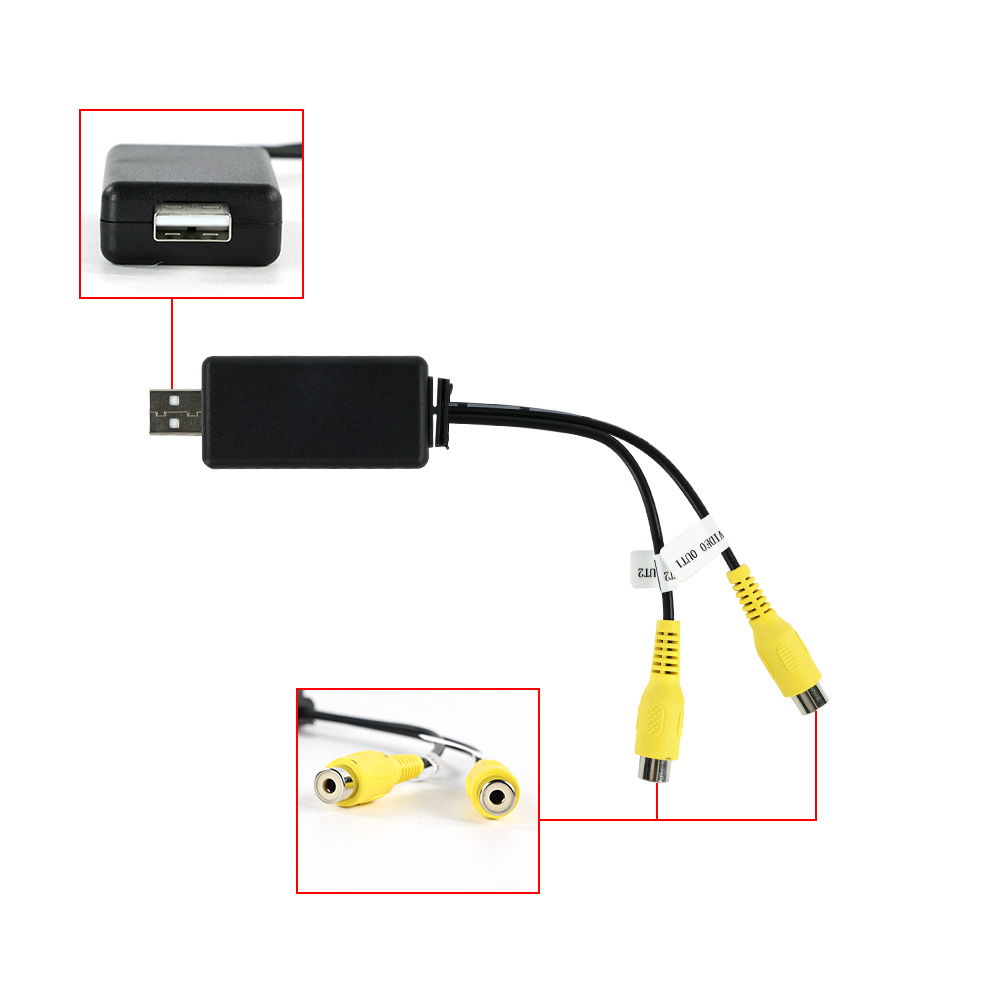 Usb para cvbs rca caixa adapta - Audio Music Converter avaliação e preço