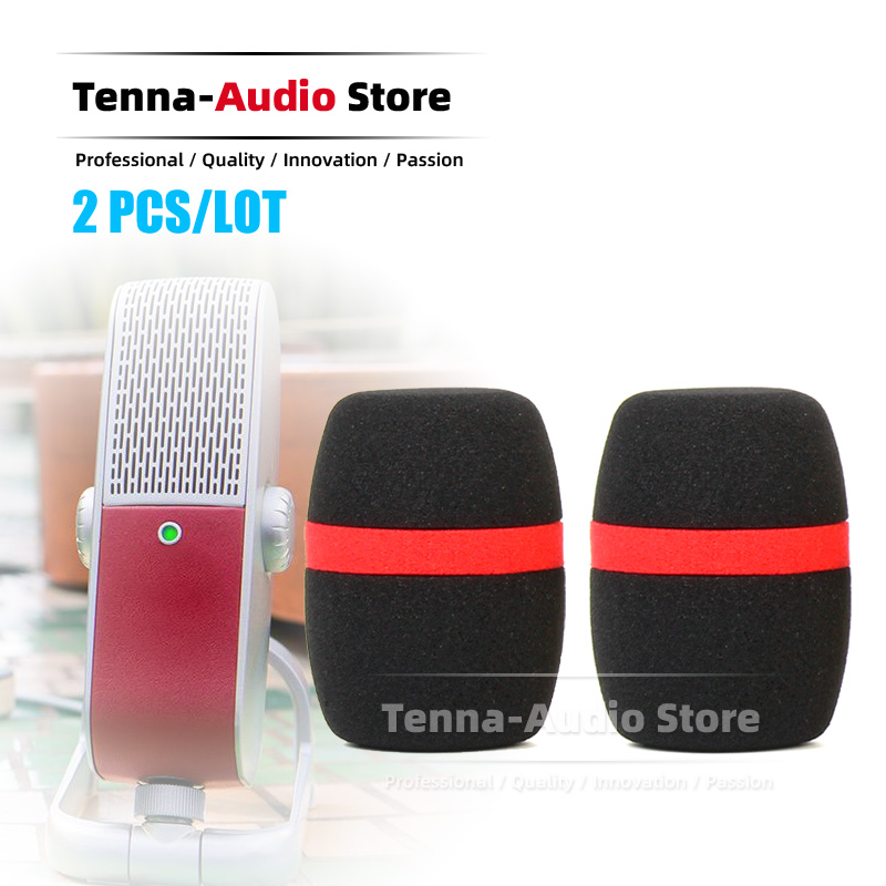 2 PÇS/LOTE Para Azul Framboesa - Recording Pop Filter avaliação e preço