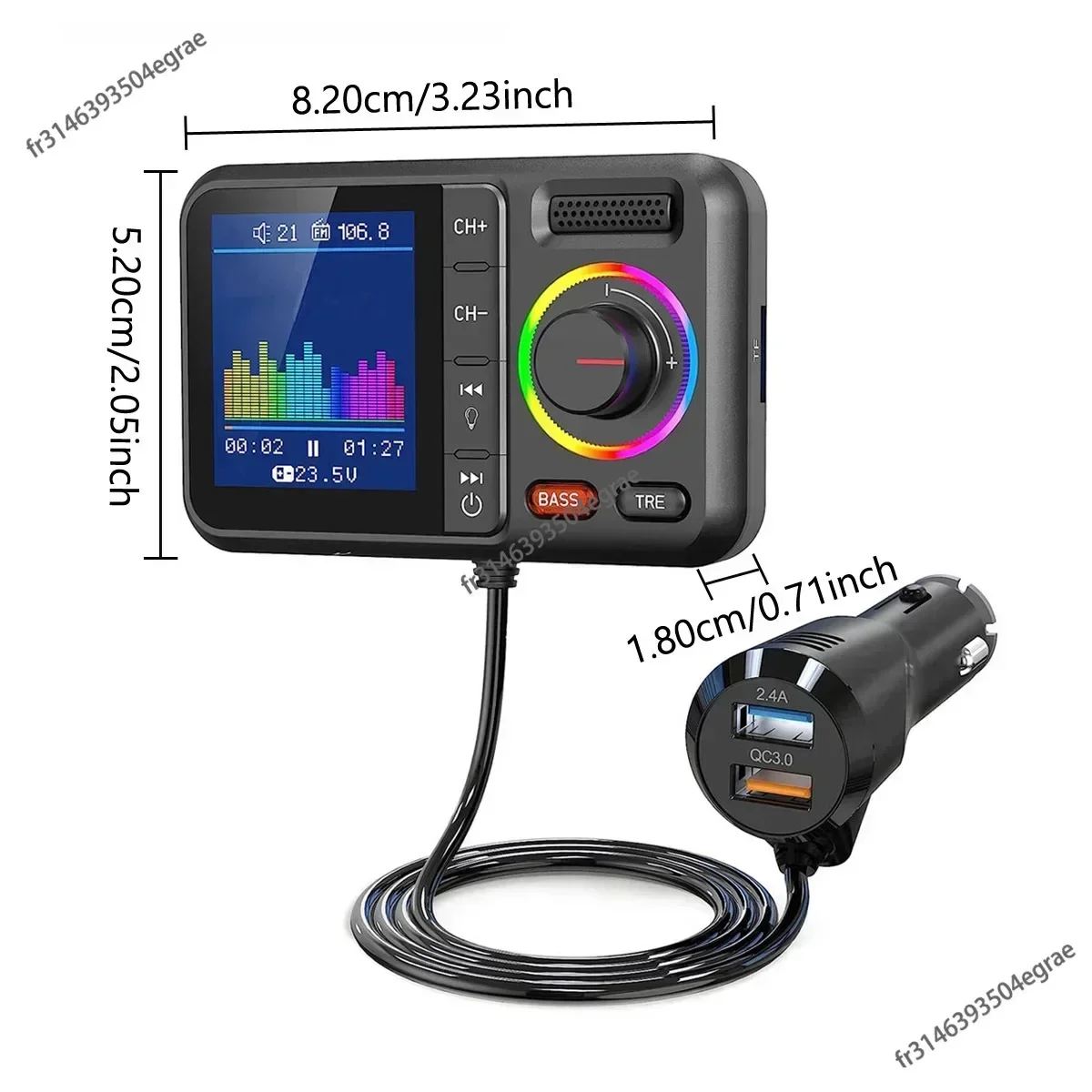 Transmissor FM Sem Fio com Tel - Audio Music Play avaliação e preço
