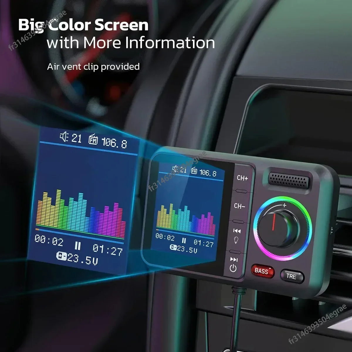 Transmissor FM Sem Fio com Tel - Audio Music Play avaliação e preço